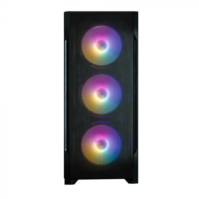 Корпус Zalman N7PLUSV2 з БЖ ZM700-LX3  1xUSB3.0, 2xUSB2.0, 6x120мм Rainbow RGB, 1x120мм, VGA 340мм, LCS ready, TG Side Window, ATX, чорний