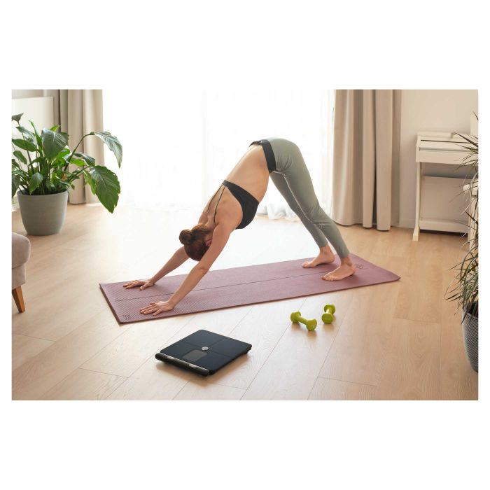 Ваги Sencor підлогові діагностичні, 180кг, підсвіч., дисплея, підкл. до смартфону, 4хAAA, скло, темно-синій