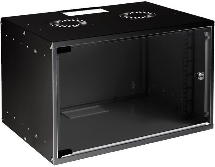 Шафа MIRSAN 19", 7U, SOHO, 535x400 мм, максимально 30 кг, чорна