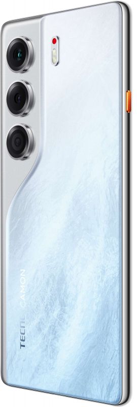 Смартфон TECNO Camon 40 (CM5) 6.78" 8/256ГБ, 2SIM, 5200мА•год, Glacier White