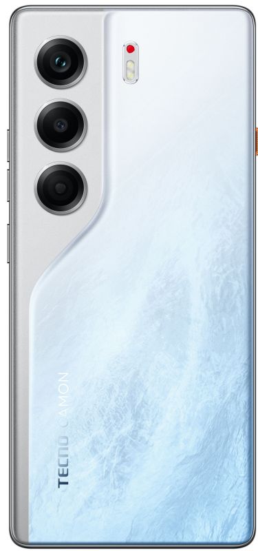 Смартфон TECNO Camon 40 (CM5) 6.78" 8/256ГБ, 2SIM, 5200мА•год, Glacier White