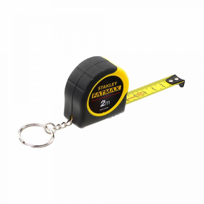 Рулетка Stanley FATMAX, 2м, 13мм, корпус двокомпонентний/гумовий