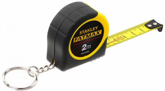 Рулетка Stanley FATMAX, 2м, 13мм, корпус двокомпонентний/гумовий