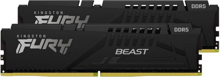 Пам'ять ПК Kingston DDR5 16GB KIT (8GBx2) 6000 FURY Beast Black EXPO