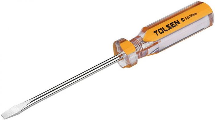 Викрутка Tolsen плоска, 4x100мм
