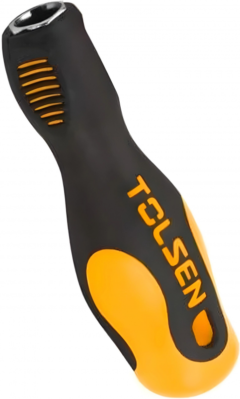 Викрутка Tolsen, набір, бітотримач, змінні двосторонні викруткові наконечники, SL5ммхРН1, SL6ммхРН2, НХ6.35мм, НХ8мм