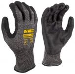 Рукавички робочі DeWalt універсальні р.9 з високою HPPE + скловолокно поліуретан