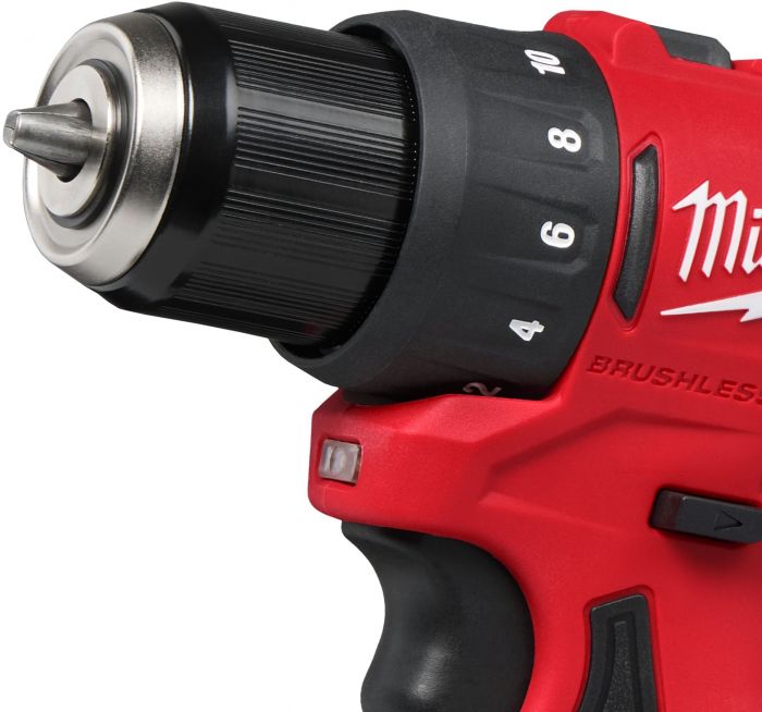 Шурупокрут-дриль акумуляторний Milwaukee M12 BLDDRC-202C 12В 2х2А·год 40Нм 0-550-1700об·хв ЗП C12C кейс 1.2кг