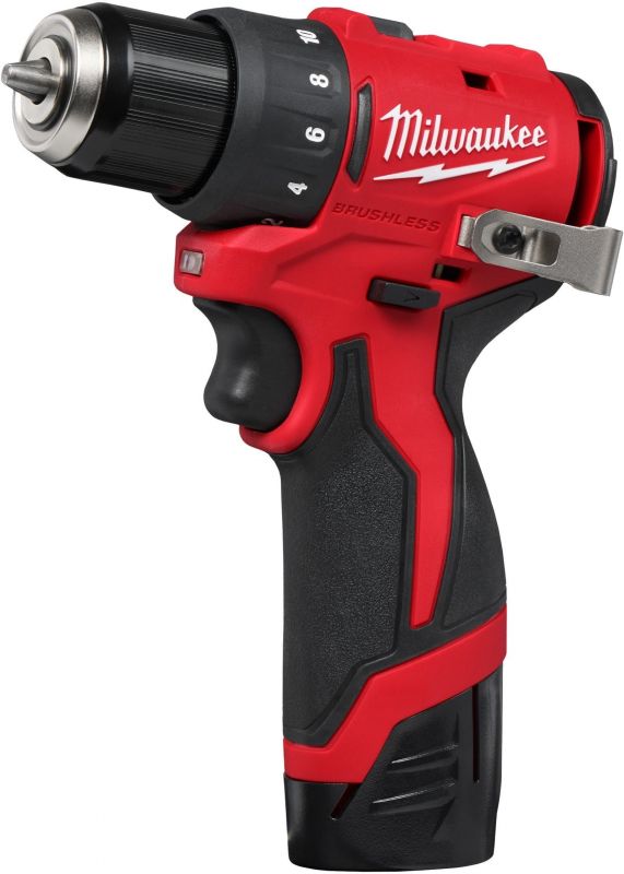 Шурупокрут-дриль акумуляторний Milwaukee M12 BLDDRC-202C 12В 2х2А·год 40Нм 0-550-1700об·хв ЗП C12C кейс 1.2кг