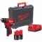 Шурупокрут-дриль акумуляторний Milwaukee M12 BLDDRC-202C 12В 2х2А·год 40Нм 0-550-1700об·хв ЗП C12C кейс 1.2кг