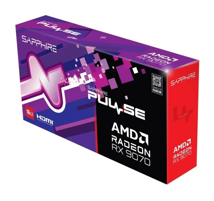 Відеокарта SAPPHIRE Radeon RX 9070 16GB GDDR6 PULSE GAMING OC