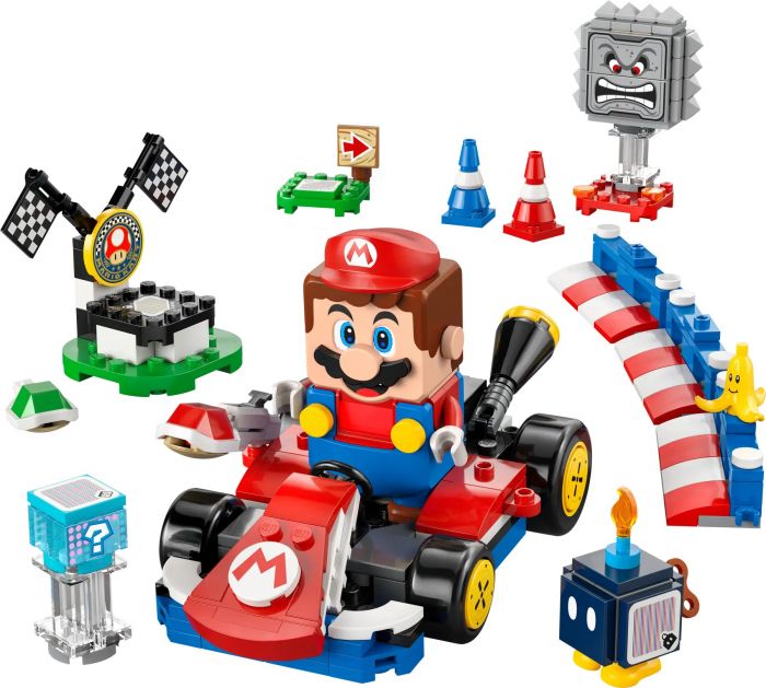 Конструктор LEGO Super Mario Mario Kart – Interactive LEGO® Mario та Standard Kart
