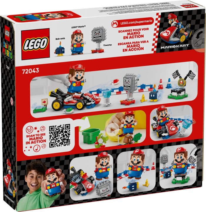 Конструктор LEGO Super Mario Mario Kart – Interactive LEGO® Mario та Standard Kart