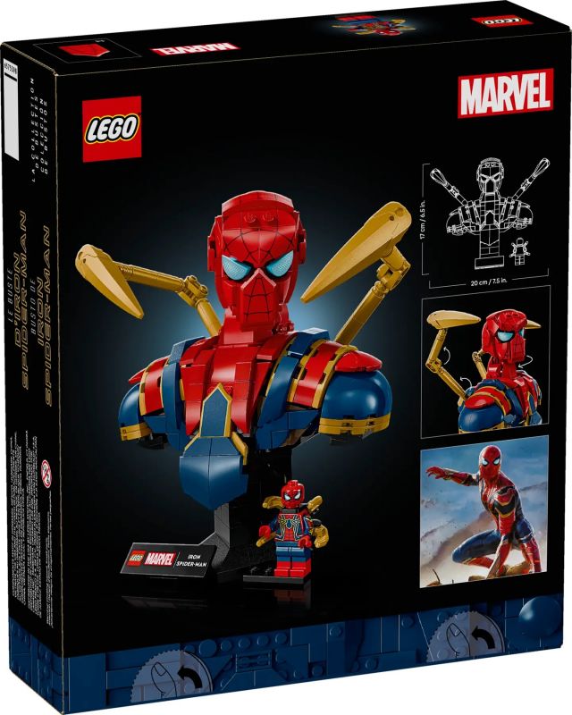 Конструктор LEGO Super Heroes Погруддя Залізної Людини-Павука