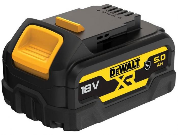 Акумулятор DeWalt 18В XR Li-lon GFN блок - Glass Filled Nylon 5А·год 0.72кг