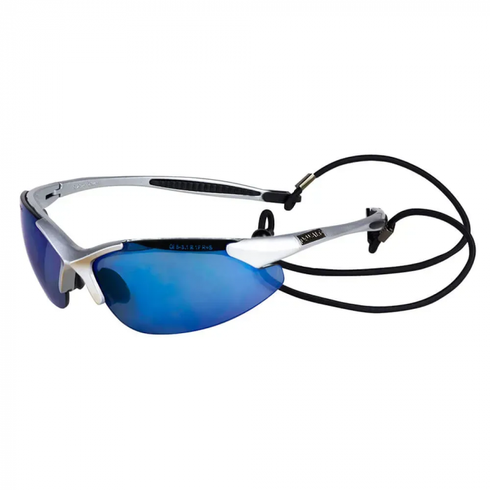 Окуляри захисні DeWalt Infinity блакитні дзеркальні полікарбонат