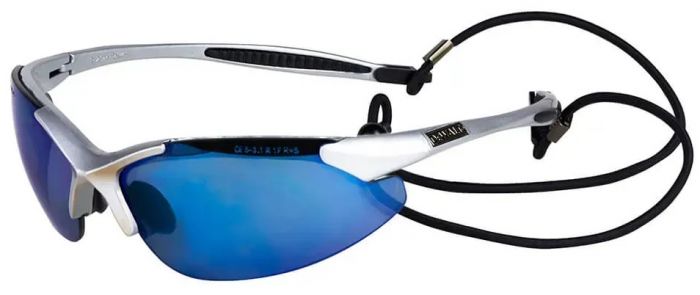 Окуляри захисні DeWalt Infinity блакитні дзеркальні полікарбонат