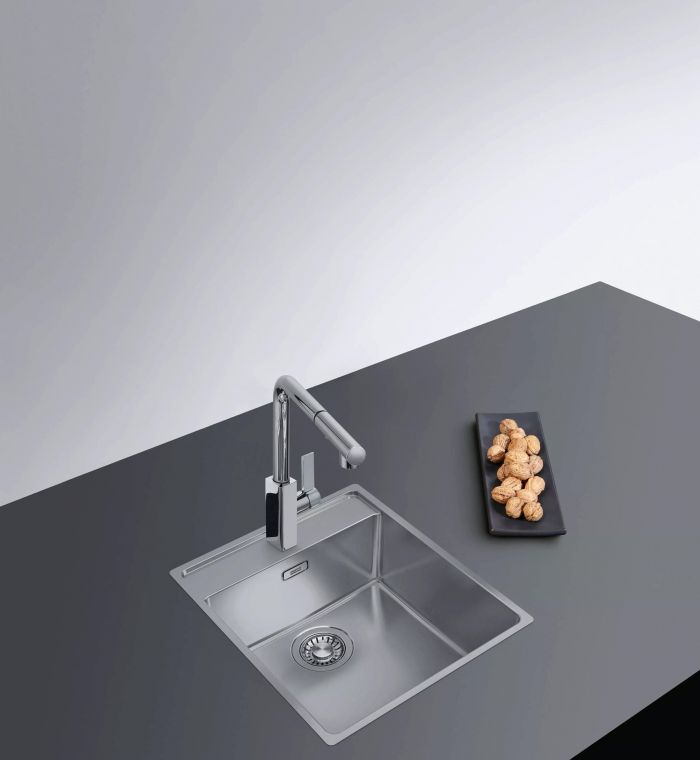 Кухонна мийка Franke Maris MRX 210-40 TL/127.0598.748/нержав.сталь полірована/510х430х180/врівень зі стільницею SlimTop