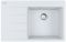 Мийка кухонна Franke Centro, фраграніт, прямокутник, з крилом зліва, 780х500х200мм, чаша - 1, врізна, CNG 611-78 TL, білий