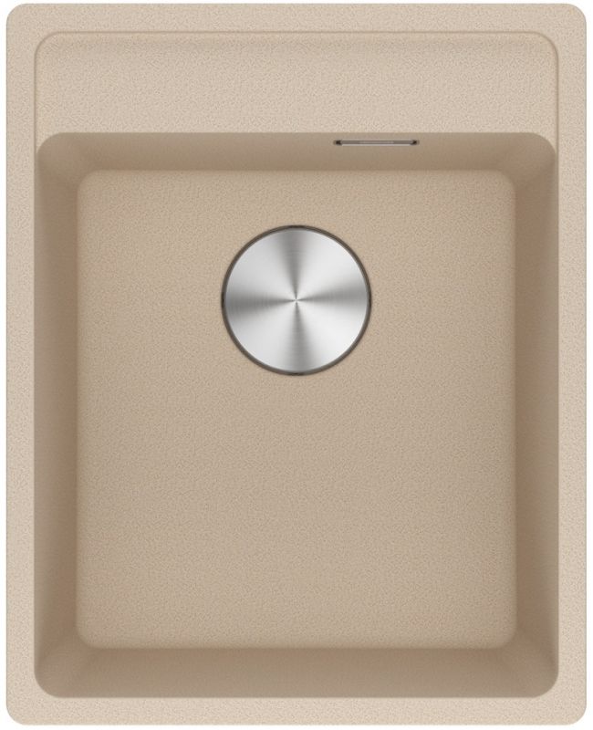 Мийка кухонна Franke Maris, фраграніт, прямокутник, без крила, 410х510х200мм, чаша - 1, врізна, MRG 610-72 TL, бежевий