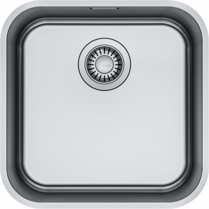 Мийка кухонна Franke Smart, нерж.сталь, квадрат, без крила, 399х399мм, чаша - 1, монтаж під стільницю, SRX 110-40, нерж поліров.