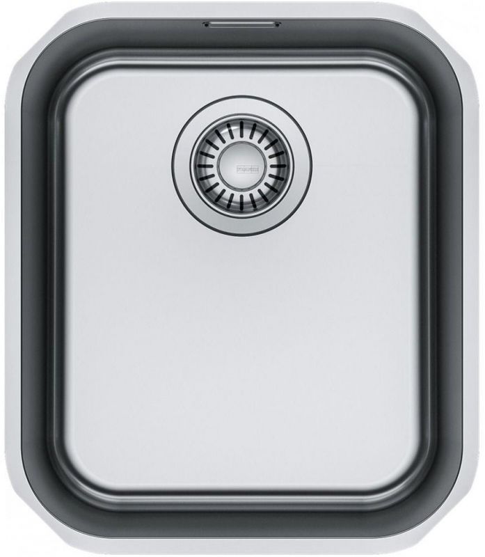 Мийка кухонна Franke Smart, нерж.сталь, прямокутник, без крила, 341х401мм, чаша - 1, монтаж під стільницю, SRX 110-34, нерж поліров.