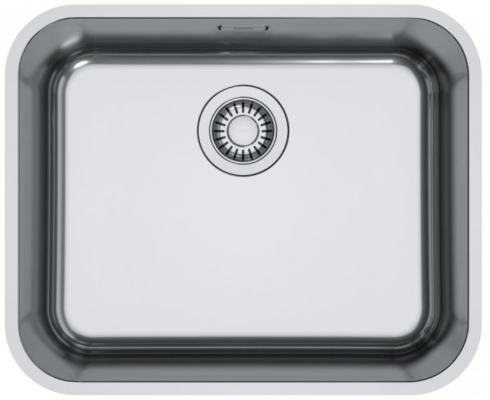 Мийка кухонна Franke Smart, нерж.сталь, прямокутник, без крила, 500х400мм, чаша - 1, монтаж під стільницю, SRX 110-50, нерж поліров.