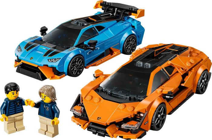 Конструктор LEGO Speed Champions Lamborghini Revuelto та Huracan STO