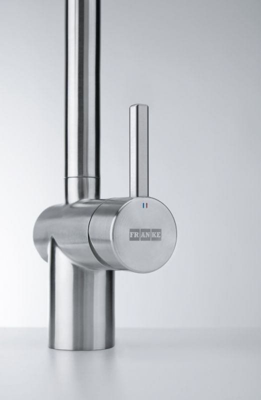 Змішувач для кухні Franke Atlas Neo J, довж.виливу - 183мм, поворотний, 1+аератор, нерж