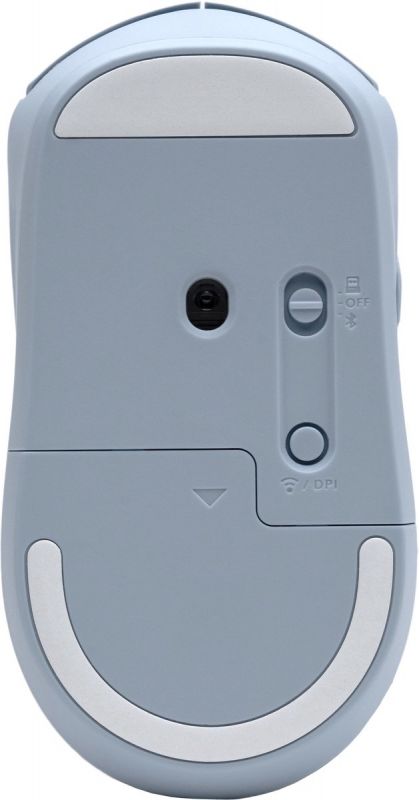 Миша HP 400 Quiet, WL/BT, блакитний