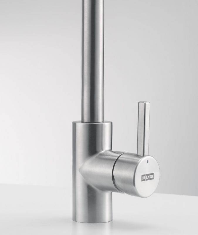 Змішувач для кухні Franke Eos Neo U, довж.виливу - 220мм, поворотний, 1+аератор, нерж