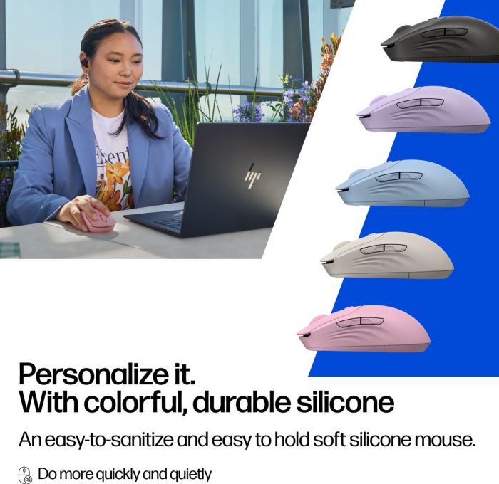 Миша HP 400 Quiet, WL/BT, maple