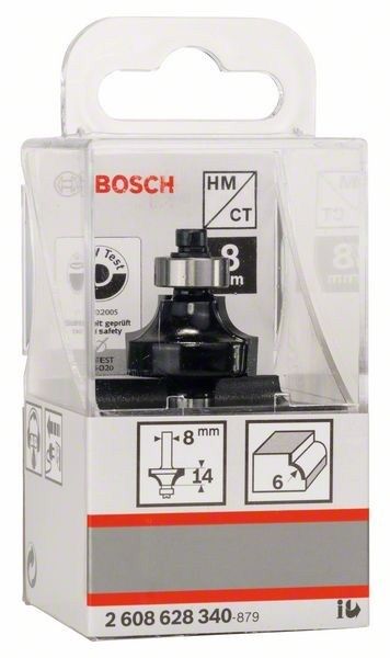 Фреза карнизна Bosch Professional Std S8 R6 L13.2