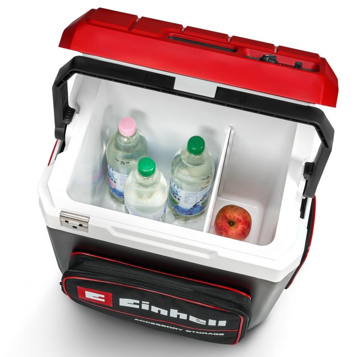 Холодильник акумуляторний мобільний Einhell TE-COL 18/27 Li - Solo 18В/12В/220В з функцією нагріву -18°/+60° 27л 5.77кг без АКБ і ЗП