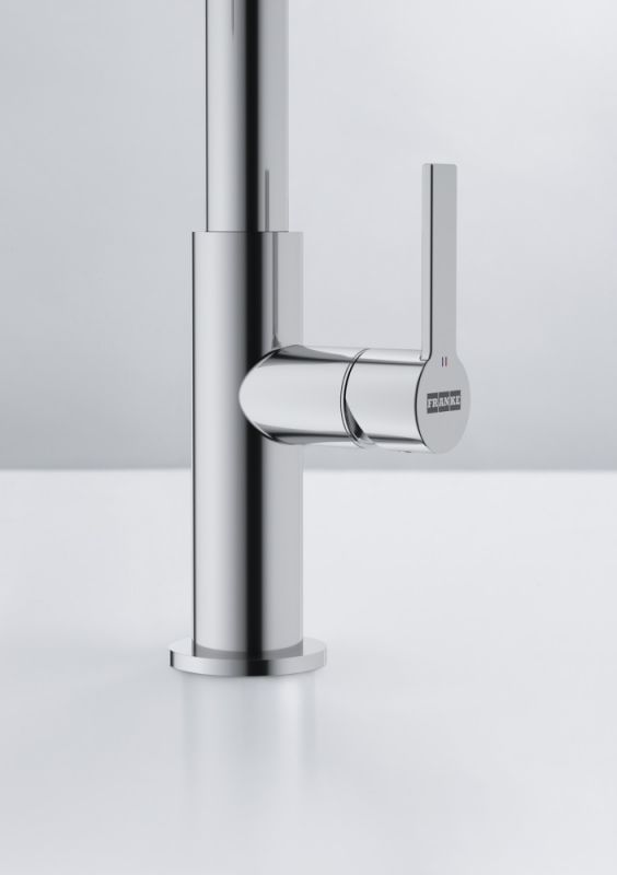 Змішувач для кухні Franke Maris Slim SemiPro, довж.виливу - 216мм, поворотний, 1+1фільтр+душ, хром