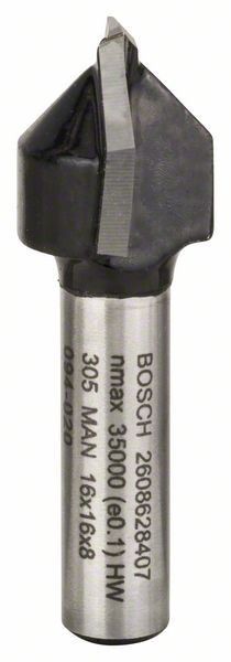 Фреза пазова V-подібна Bosch Professional V Std S8 D16 L16 90°