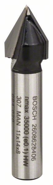 Фреза пазова V-подібна Bosch Professional V Std S8 D11 L14 60°