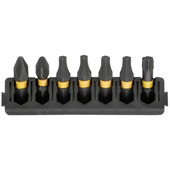 Біти DeWalt FlexTorq 25 мм Рh2 Pz2 Т20 Т25 Т30 набір 7шт