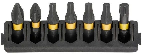 Біти DeWalt FlexTorq 25 мм Рh2 Pz2 Т20 Т25 Т30 набір 7шт