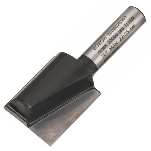 Фреза пазова Bosch Professional з двома лезами Std S8 D22 L25