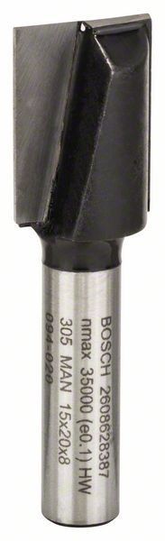 Фреза пазова Bosch Professional з двома лезами Std S8 D15 L20