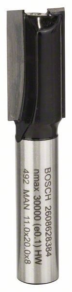 Фреза пазова Bosch Professional з двома лезами Std S8 D11 L20