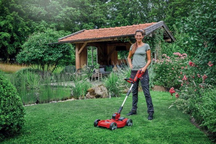 Тример акумуляторний Einhell GE-CT 18/28 Li TC-Solo 18В 8500об/хв 28см ліска та возик 2.15кг без АКБ і ЗП