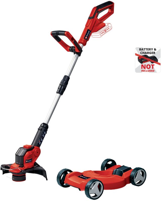 Тример акумуляторний Einhell GE-CT 18/28 Li TC-Solo 18В 8500об/хв 28см ліска та возик 2.15кг без АКБ і ЗП