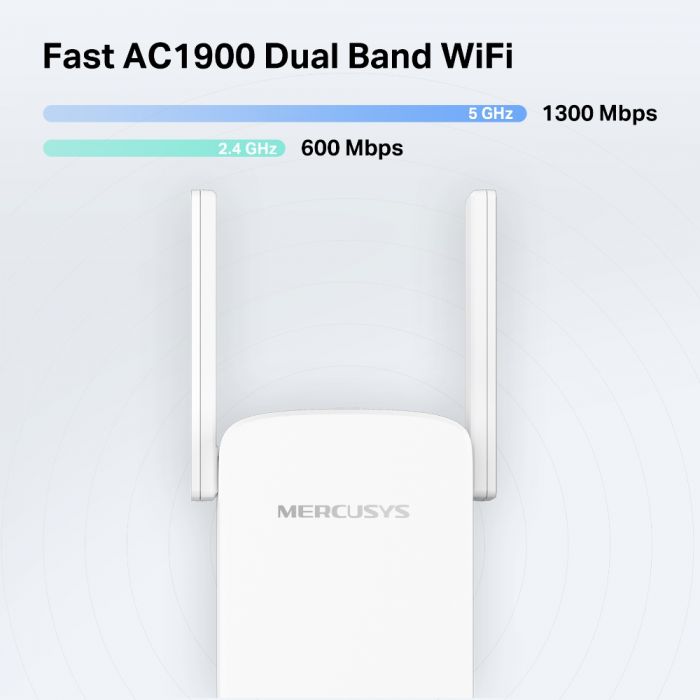 Повторювач Wi-Fi сигналу MERCUSYS ME50G AC1900 1хGE LAN ext. ant x4