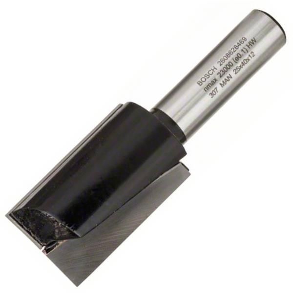 Фреза пазова Bosch Professional з двома лезами Std S12 D25 L40