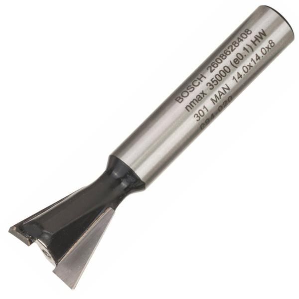 Фреза пазова Bosch Professional ЛГ Std S8 D14 L14 15°