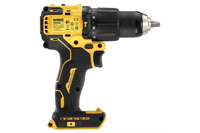 Дриль-шурупокрут ударний DeWalt безщітковий XR Li-Ion 18В 65Нм 450-1650об·хв патрон 13мм 1.2кг без АКБ та ЗП