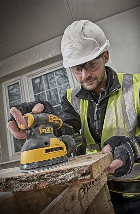 Шліфмашина ексцентрикова DeWalt 280Вт 8000-12000об·хв 125мм амплітуда 2.6мм 1.28кг
