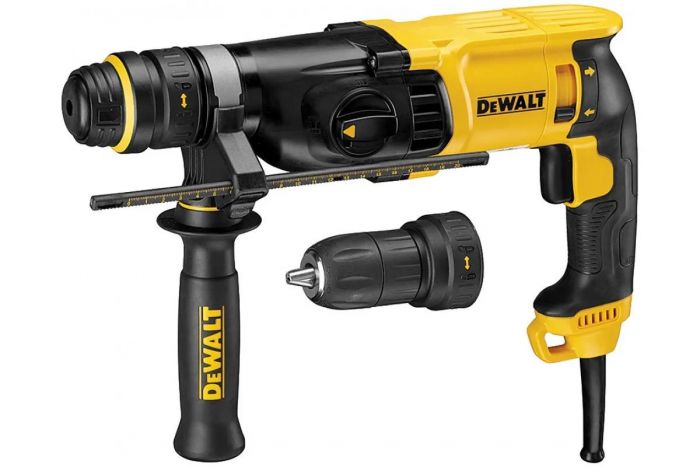 Перфоратор мережевий DeWalt SDS-Plus 900Вт 3.0 Дж 0-5350уд/хв 0-1450об·хв 3 режими кейс 3.1кг
